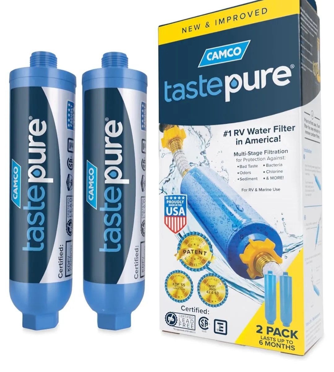 2 Pack / Camco RV/Marine Water Filter